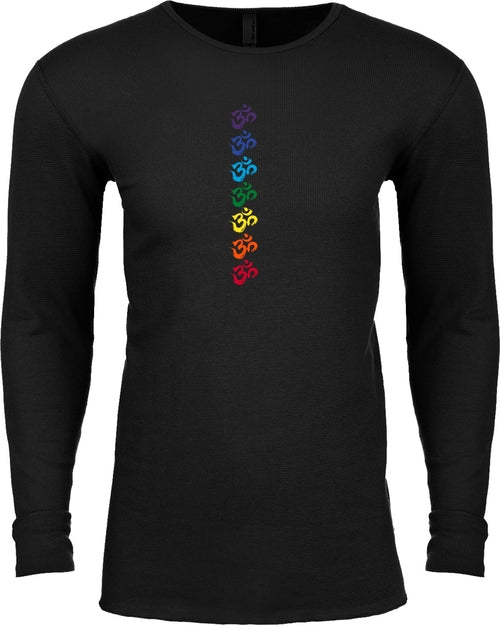 Chakra OMS Long Sleeve Thermal Yoga Tee Shirt