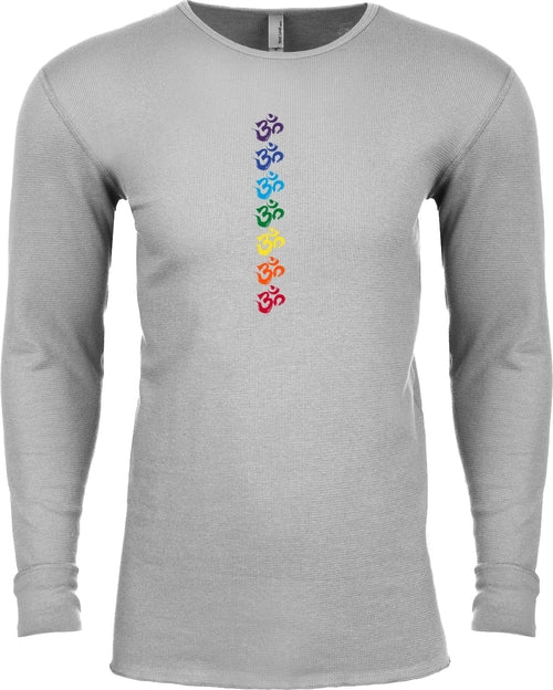 Chakra OMS Long Sleeve Thermal Yoga Tee Shirt