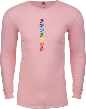 Chakra OMS Long Sleeve Thermal Yoga Tee Shirt