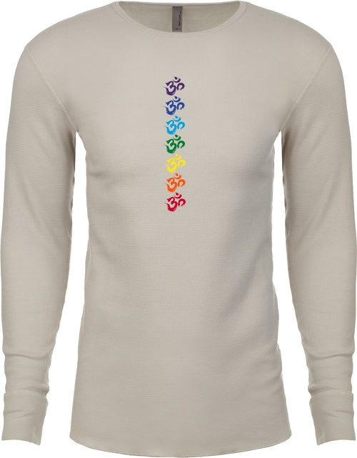 Chakra OMS Long Sleeve Thermal Yoga Tee Shirt