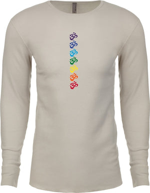 Chakra OMS Long Sleeve Thermal Yoga Tee Shirt