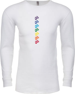 Chakra OMS Long Sleeve Thermal Yoga Tee Shirt