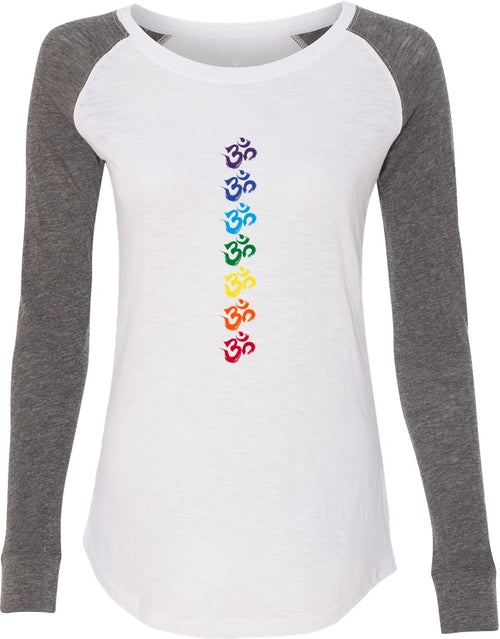 Chakra OMS Preppy Patch Elbow Yoga Tee Shirt