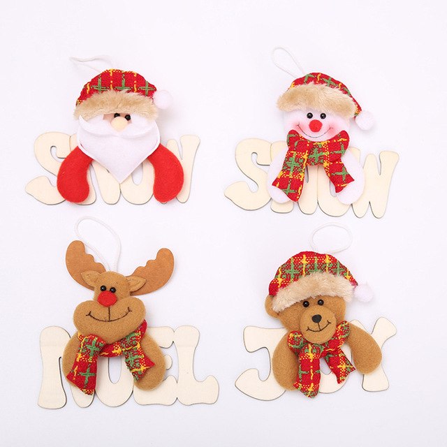 Christmas Christmas Tree Hanging Decor Letter Card