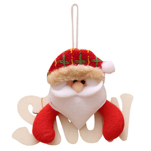 Christmas Christmas Tree Hanging Decor Letter Card