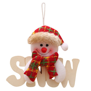Christmas Christmas Tree Hanging Decor Letter Card