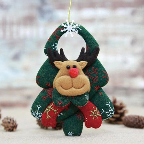 Christmas Christmas Tree Three-Dimensional Old Man