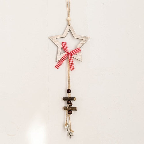 Christmas Decor Gifts Wooden Ornament Room Pendant