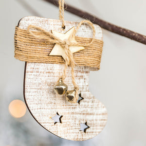 Christmas Decor Gifts Wooden Ornament Room Pendant