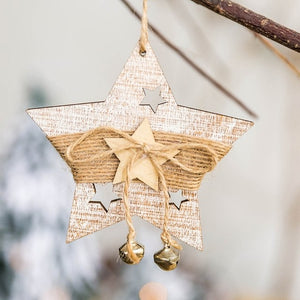 Christmas Decor Gifts Wooden Ornament Room Pendant