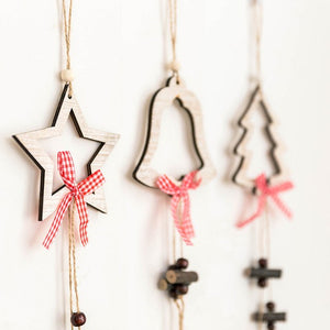 Christmas Decor Gifts Wooden Ornament Room Pendant