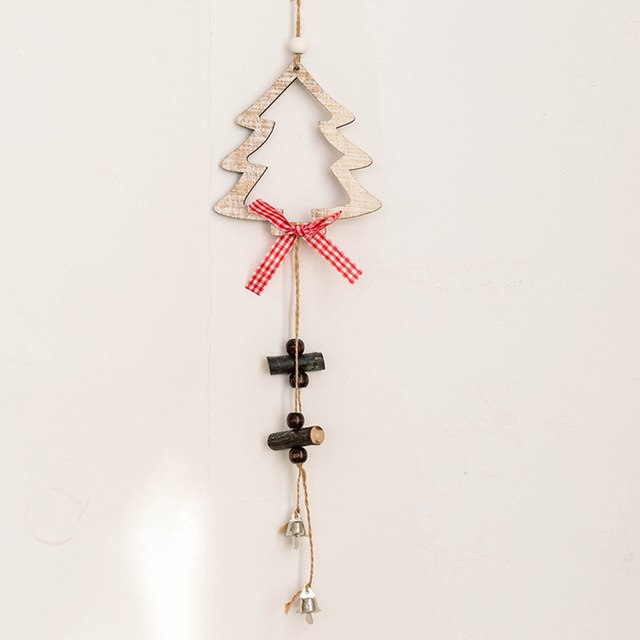 Christmas Decor Gifts Wooden Ornament Room Pendant