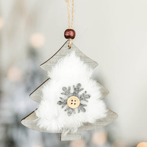 Christmas Decor Gifts Wooden Ornament Room Pendant