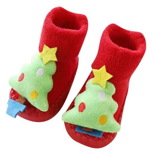 Christmas Newborn Baby Socks Boys Girls Floor