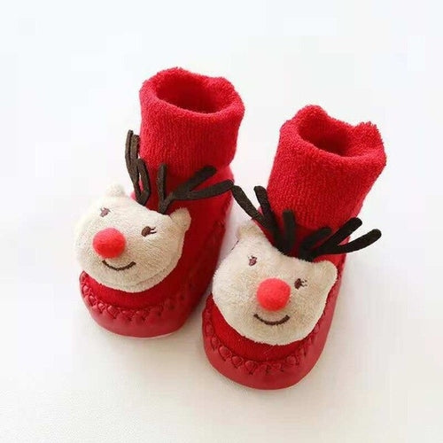 Christmas Newborn Baby Socks Boys Girls Floor