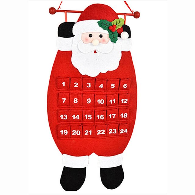 Christmas Old Man Snow Man Deer Calendar Advent