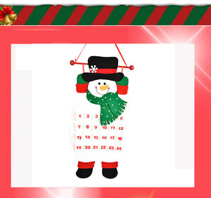 Christmas Old Man Snow Man Deer Calendar Advent