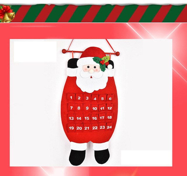 Christmas Old Man Snow Man Deer Calendar Advent
