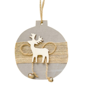 Christmas Ornament Snowflake Wood Embellishments