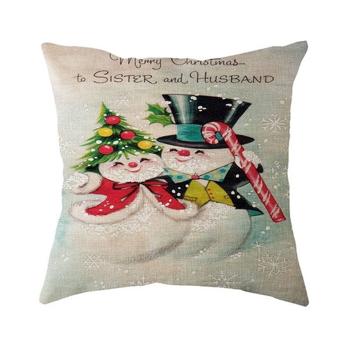 Christmas Pillow Case Home Decoration Office Sofa
