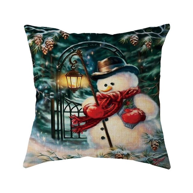 Christmas Pillow Case Home Decoration Office Sofa