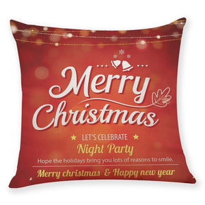 Christmas Pillowcase Home Decor Cushion Cover