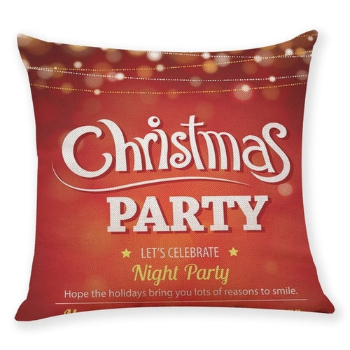 Christmas Pillowcase Home Decor Cushion Cover