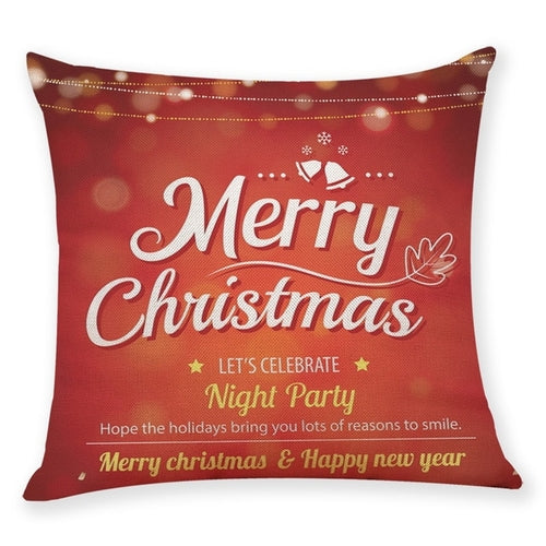 Christmas Pillowcase Home Decor Cushion Cover