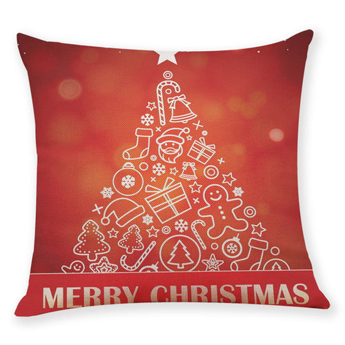 Christmas Pillowcase Home Decor Cushion Cover