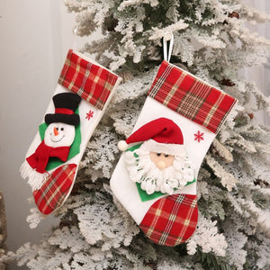 Christmas Sock Gift Bag Cloth Xmas Tree Hanging