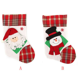 Christmas Sock Gift Bag Cloth Xmas Tree Hanging