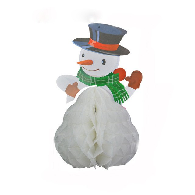 Christmas Vintage Beistle Santa Mini Honeycomb