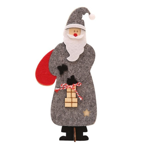 Christmas Wooden Christmas Santa Claus Assembling
