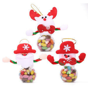 Christmas gift Cute Christmas Candy Storage Can