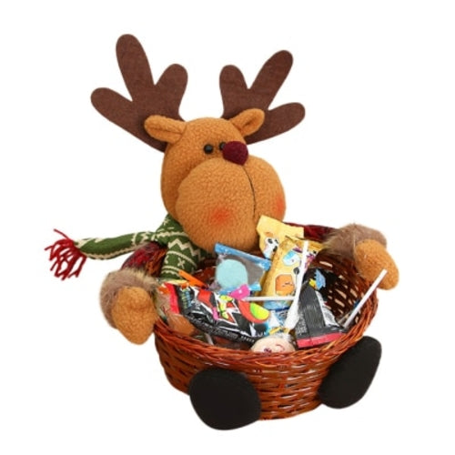 Cute Christmas Candy Storage Bamboo Xmas Gift