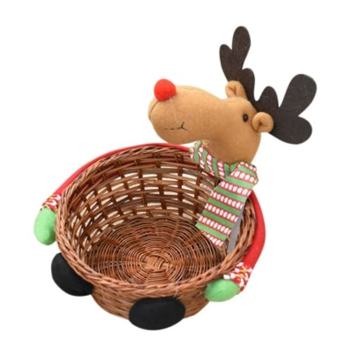 Cute Christmas Candy Storage Bamboo Xmas Gift