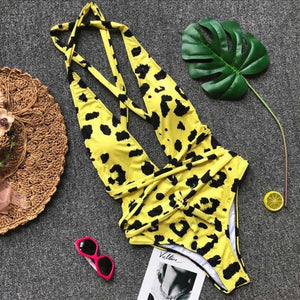 Fancinating Women Leopard Bikini Push-Up Padded