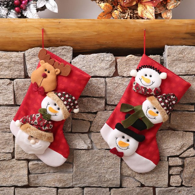 Happy New Year Home Decorative Christmas Stocking