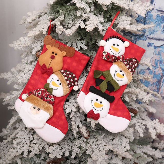 Happy New Year Home Decorative Christmas Stocking