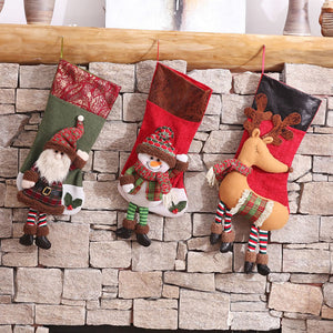 Happy New Year Pendant Gift Bag Christmas Stocking