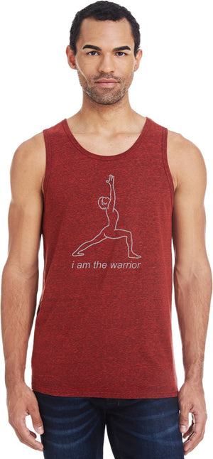 Yoga Tank Top Line Warrior Triblend Tanktop