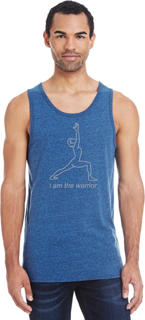 Yoga Tank Top Line Warrior Triblend Tanktop