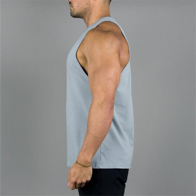 Mens Bodybuilding Tank Tops Gyms Fitness Workout