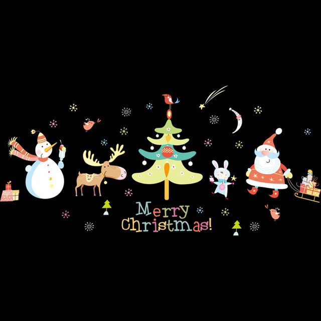 Merry Christmas Background Wall Decoration
