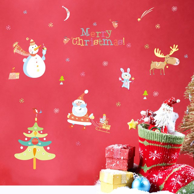 Merry Christmas Background Wall Decoration