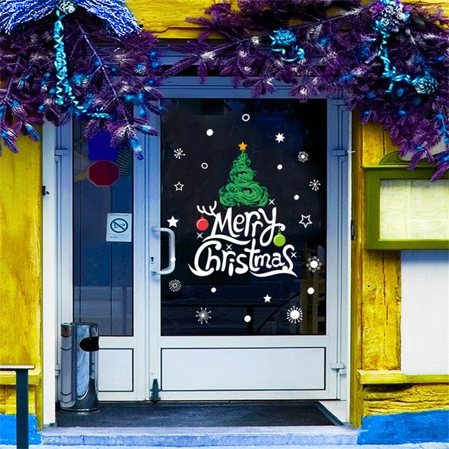 Merry Christmas Home Household Room Wall Sticker