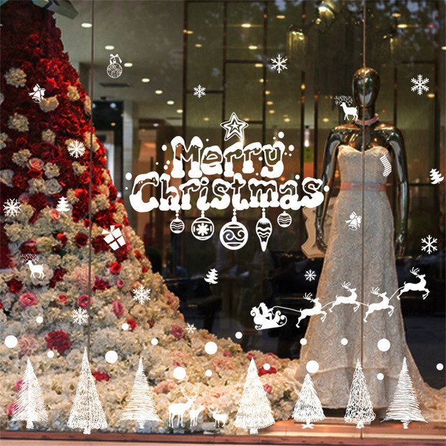 Merry Christmas Home Household Room Wall Sticker