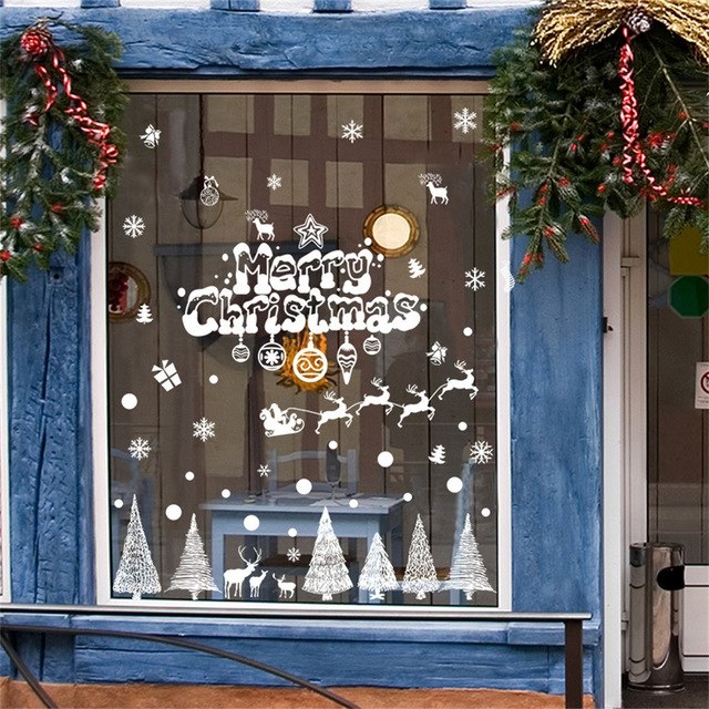 Merry Christmas Home Household Room Wall Sticker