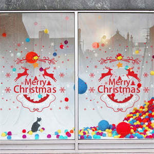 Merry Christmas Home Household Room Wall Sticker