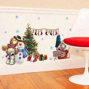 Merry Christmas Household Room Window Wall Sticker